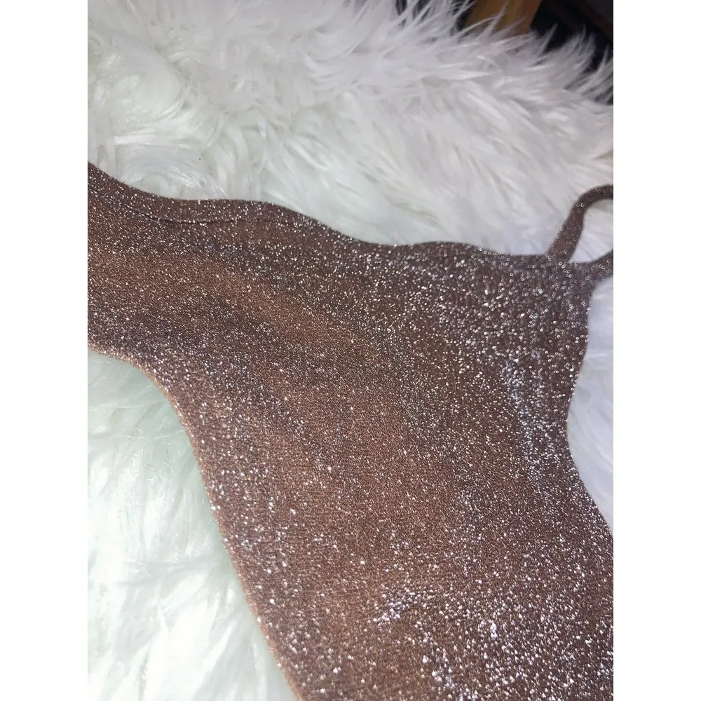 Skims size 3X bikini bottoms thong swim jasper glitter shimmer SW-THG-0112 NWT - Image 3