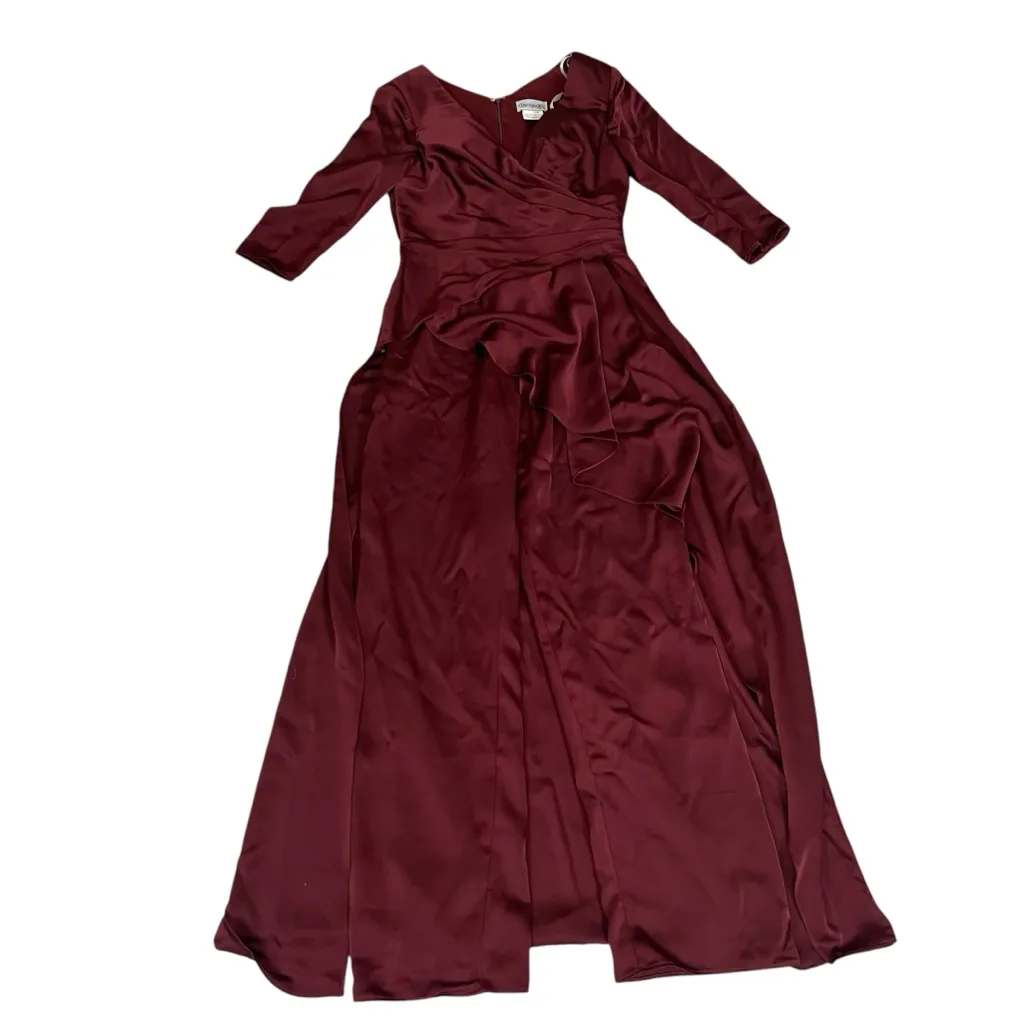 NWT Christina Wu Jumpsuit in‎ satin with V - Image 7