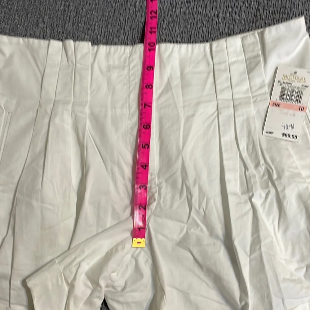 Michael Kors Women’s White Shorts Size 10 - Image 15