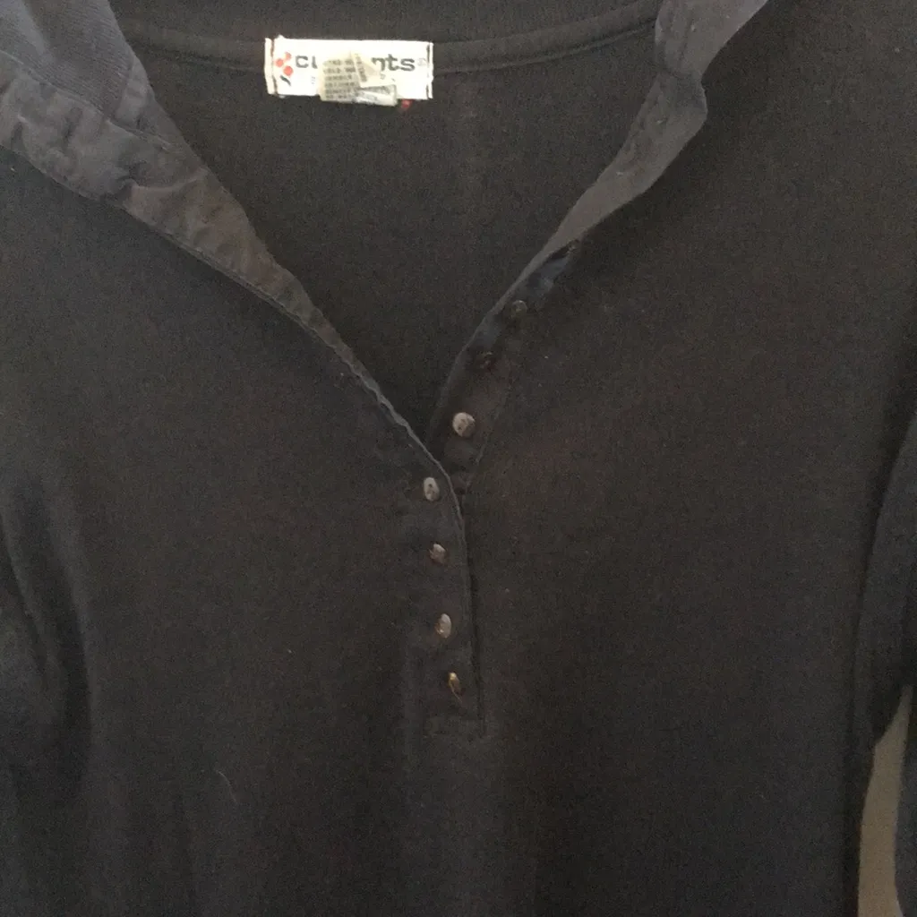 FINAL MARKDOWN Currents by jeri jo top large Black - Image 2