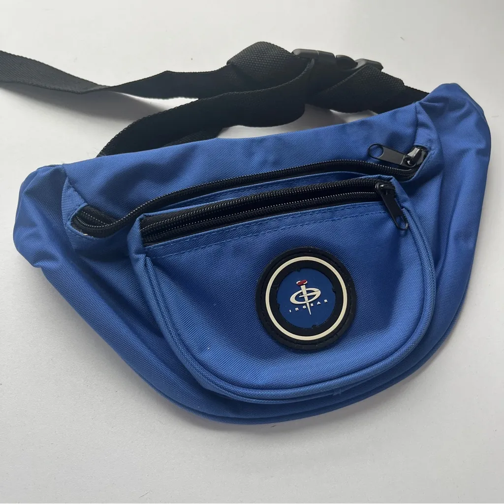 Blue Belt Bag Vinagte Fanny Pack - Image 3