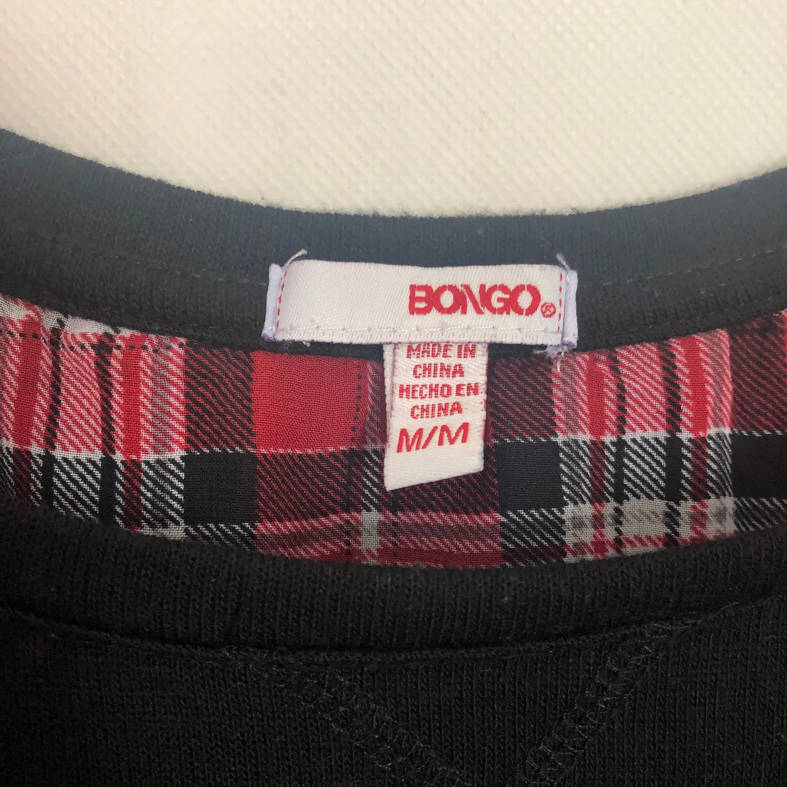 Bongo 3/4 Sleeve Black Open Back Sweater - Image 2