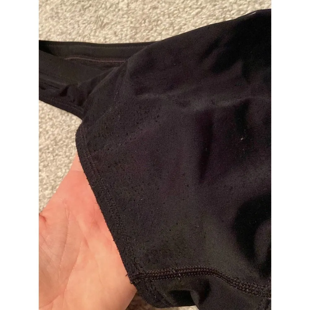 Nike swim Bikini‎ Bottoms Solid Black medium - Image 4