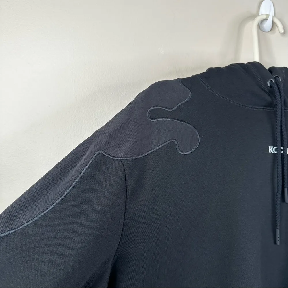 Puma x Koche Hoodie Womens Small Black Cropped Pullover Sweatshirt - Image 5