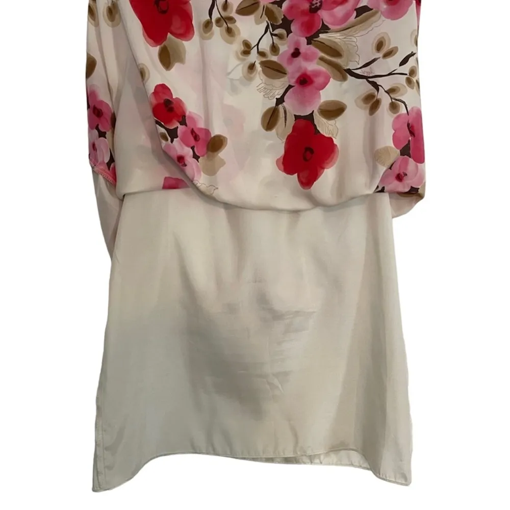 Milly of New York Silk Cherry Blossom Bubble Dress - Image 4