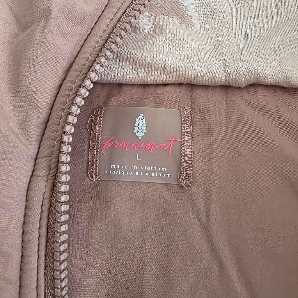 Free People Lead The Pack Half Zip Fleece Pullover Jacket L - Image 8