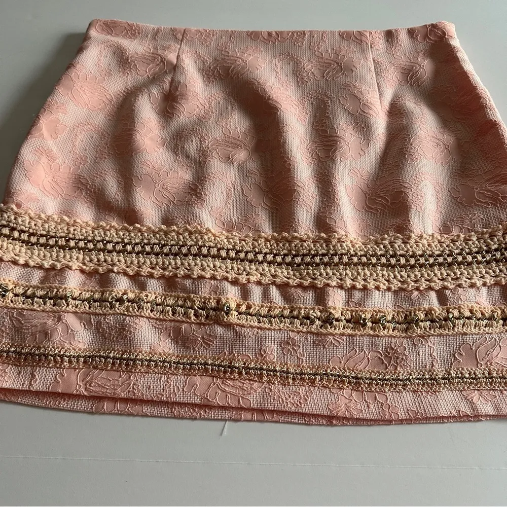 Potters Pink Lace Crochet Mini Skirt - Y2K Inspired, M - Image 14
