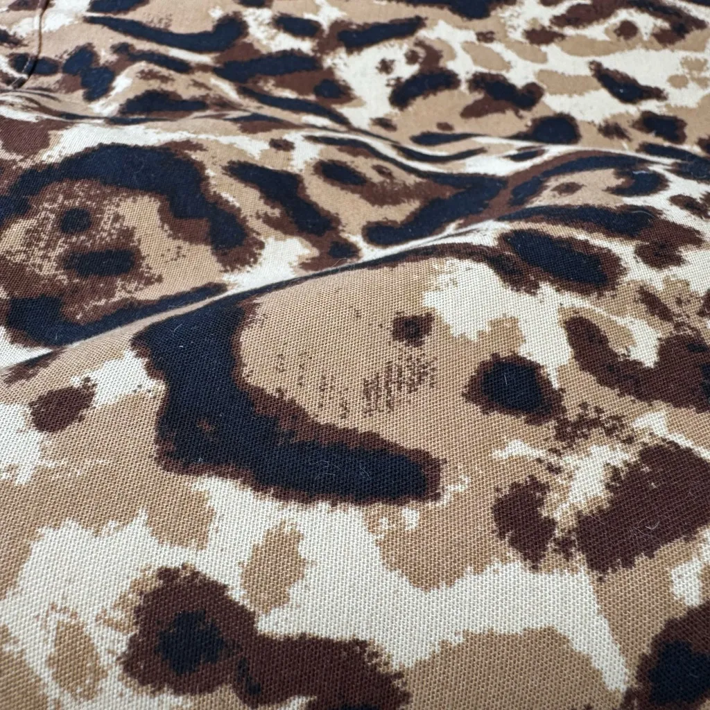 Merona Leopard Print Pencil Skirt Size 14 Brown Animal Print Knee Length NEW - Image 10