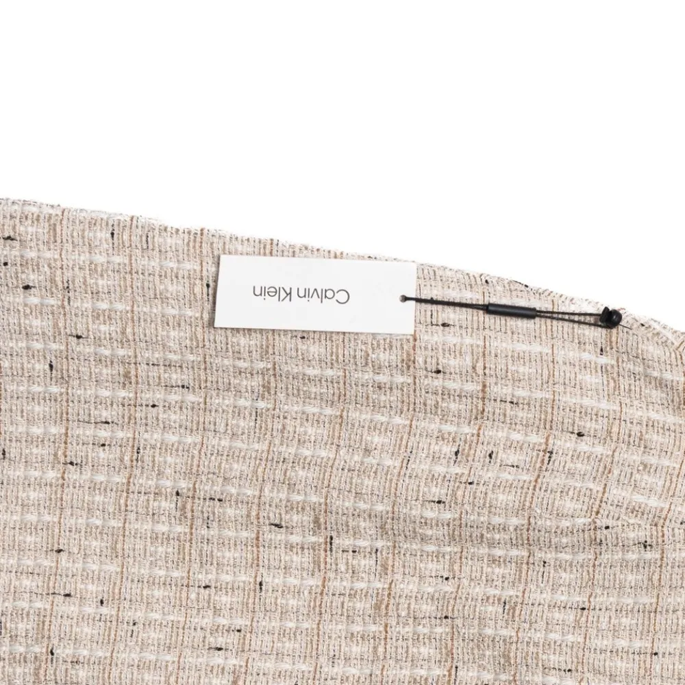 Calvin Klein Button Front Tweed Skirt - Image 6