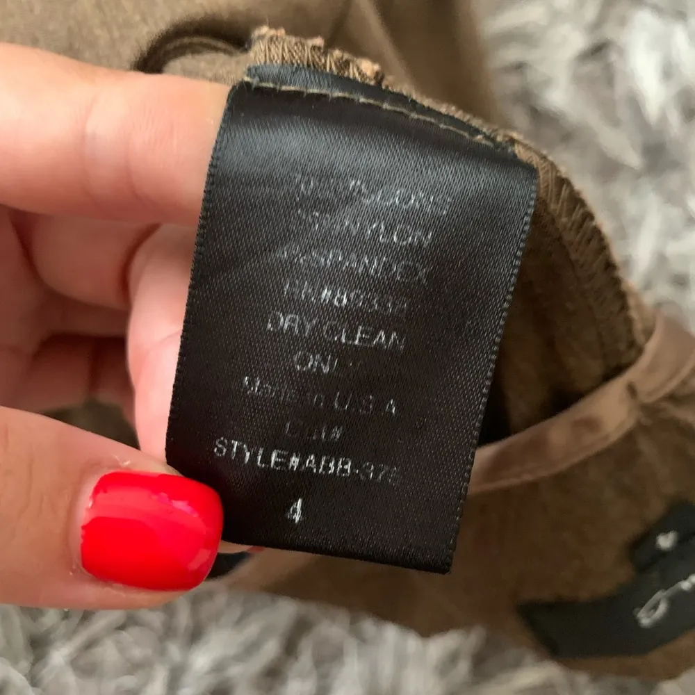 Arden B viscose straight pants brown size 4 DR - Image 5