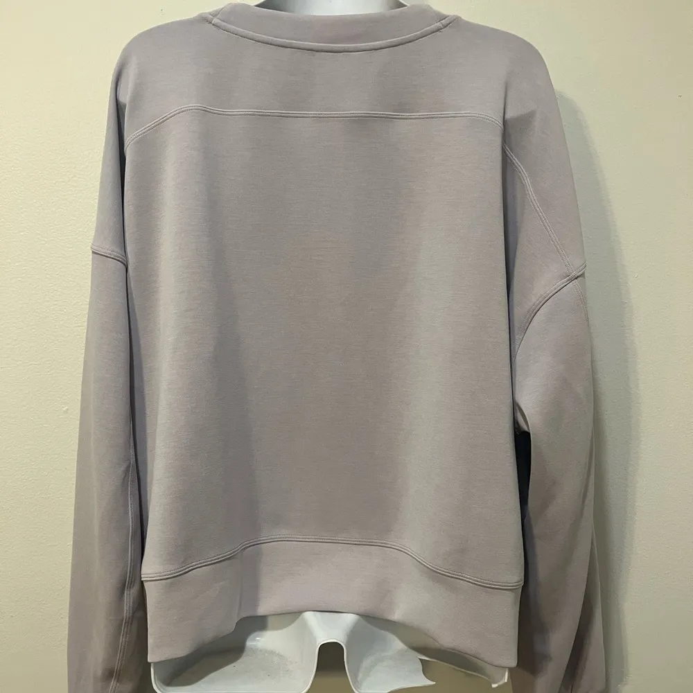 Lululemon Softstreme Perfectly Oversized  Cropped Crew Neck Sweater - Image 7