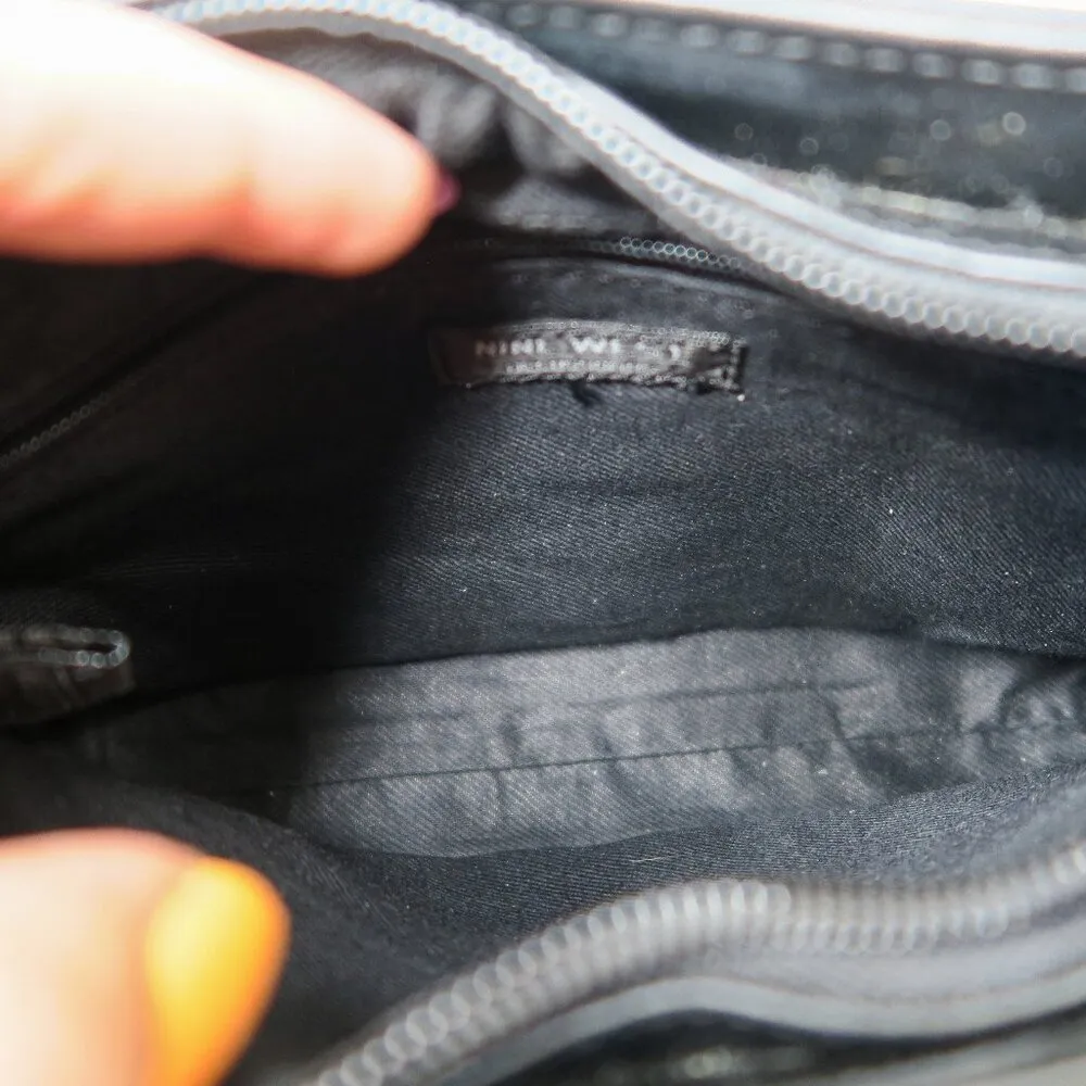 Vintage 90s Nine West Black Shoulder Bag - Image 8