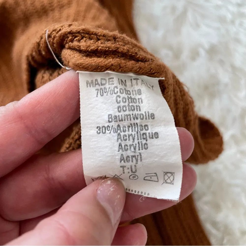 Brandy Melville burnt orange knit Ollie sweater - Image 3