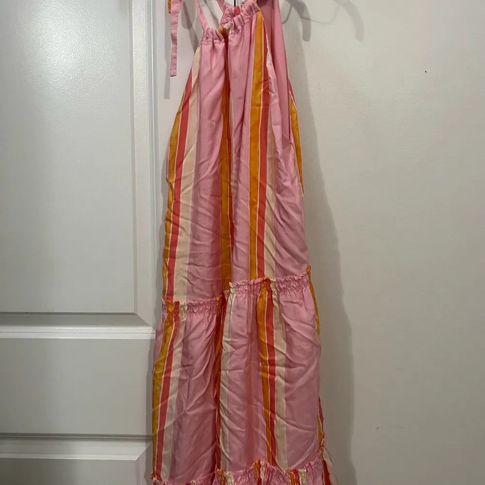 Club Monaco Pink Striped Amirra Dress Size 0 US $298 - Image 3