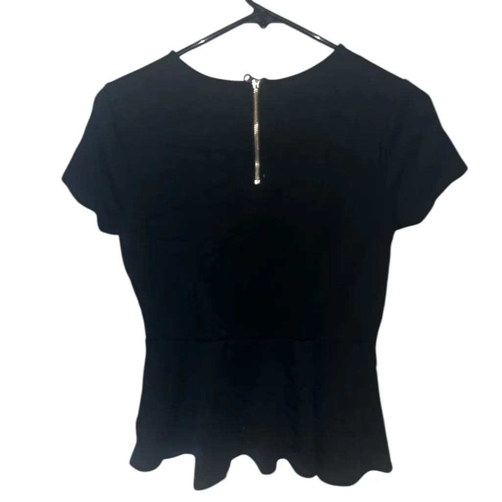 Forever 21 Black Short Sleeve Top - Image 2