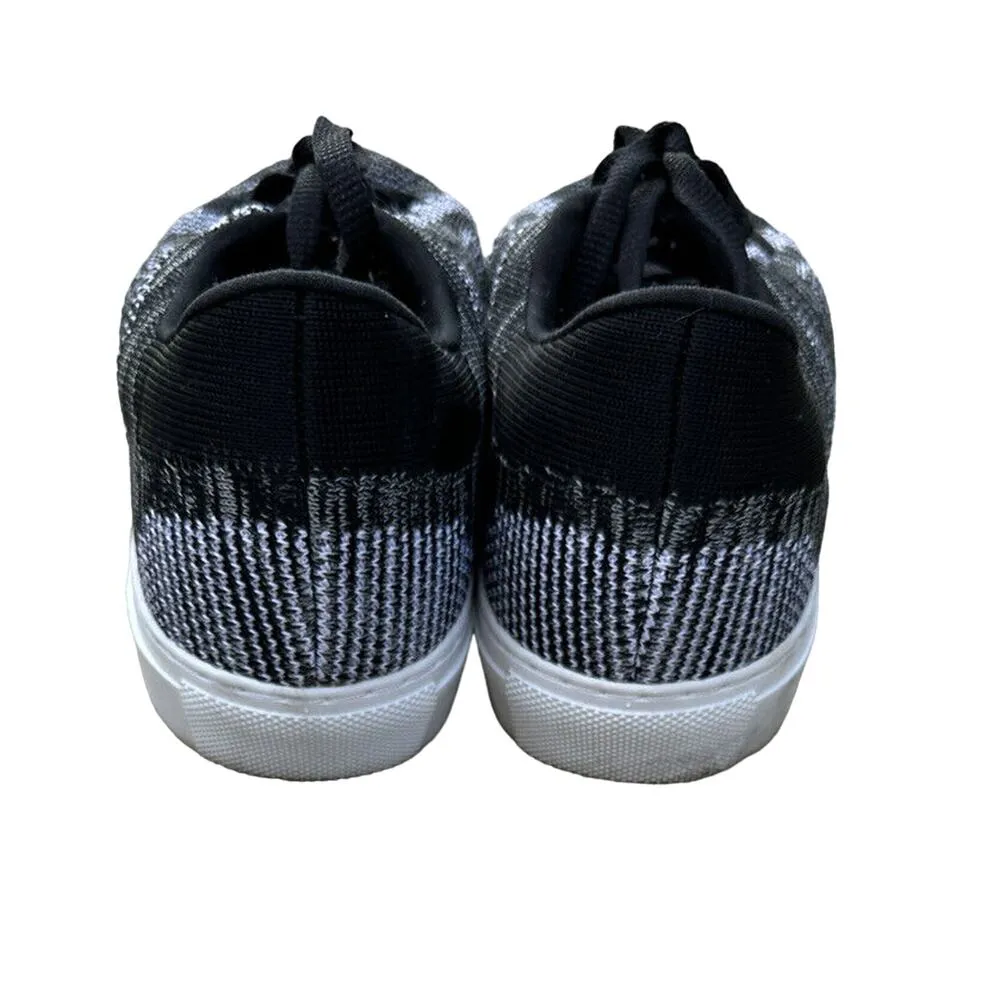 SKECHERS Air Cooled Memory Foam Sneakers SN49872 Black Weave Women’s 8 Lace Up - Image 4