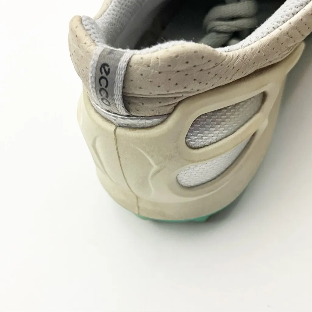 ECCO Leather Golf Cage Pro Gore Tex GTX Spikeless Extra Wide Golf Shoes 7/7.5 - Image 12