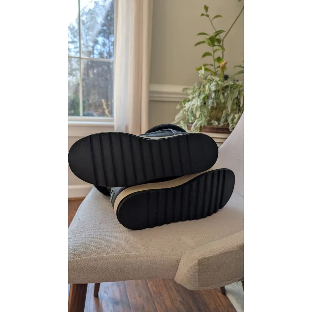 Women's Koolaburra by UGG Black Winter Boots Size 10 - Image 5