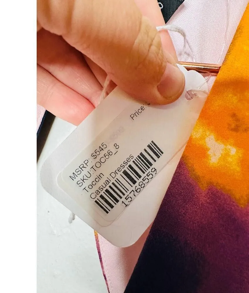 TOCCIN Purple Orange Tie - Image 10