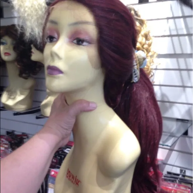 Burgundy Wig Long layers Lacefront Wig Chicago wig - Image 4