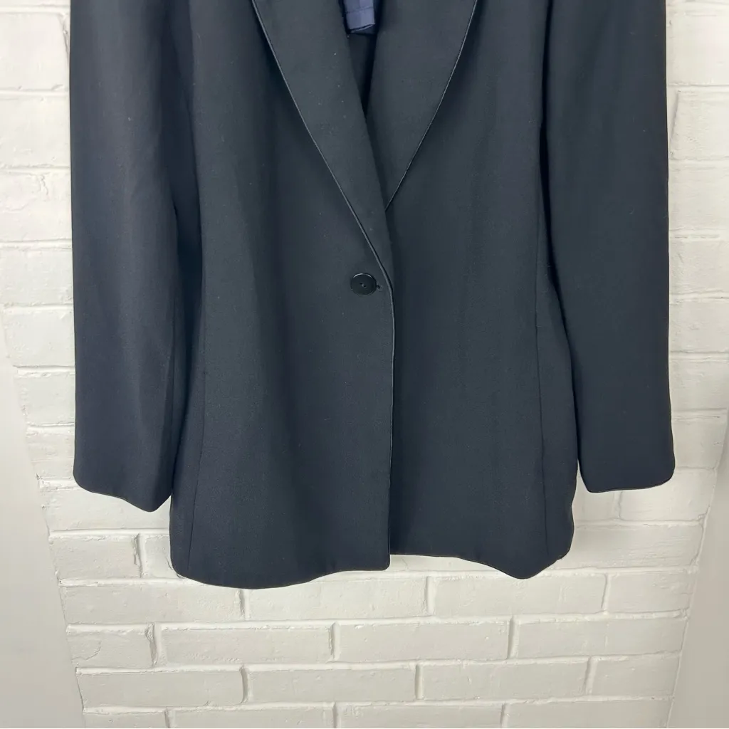 J.Crew 365 Black Crepe Wrap Blazer Size S - Image 5