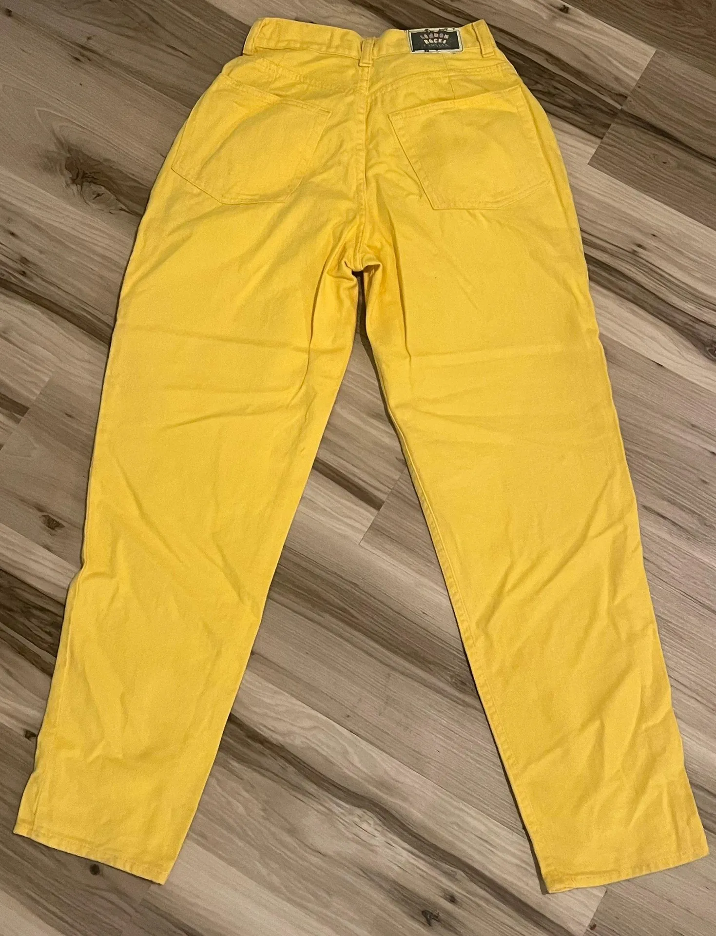 Vintage Yellow  London Rocks Denim Jeans  - Image 8