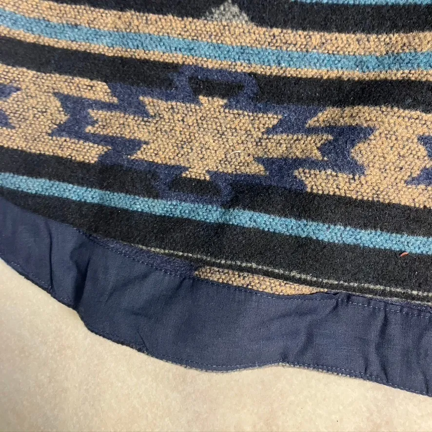 Perch by Blu Pepper Women's 2XL Aztec Print Button Up Flannel Shirt Jacket New Blue Size undefined - Image 8