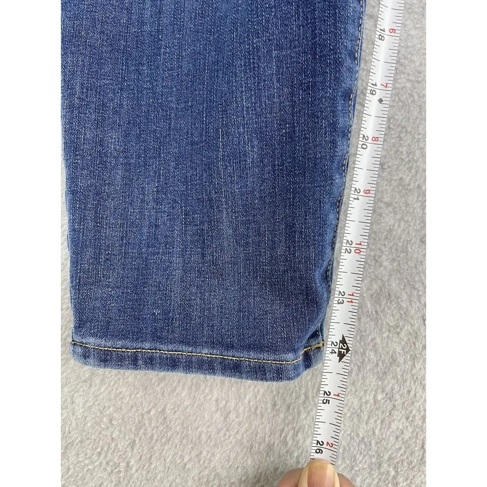 Banana Republic Women's Denim Jeans Medium Wash Skinny Mid Rise Size 33 Regular - Image 6