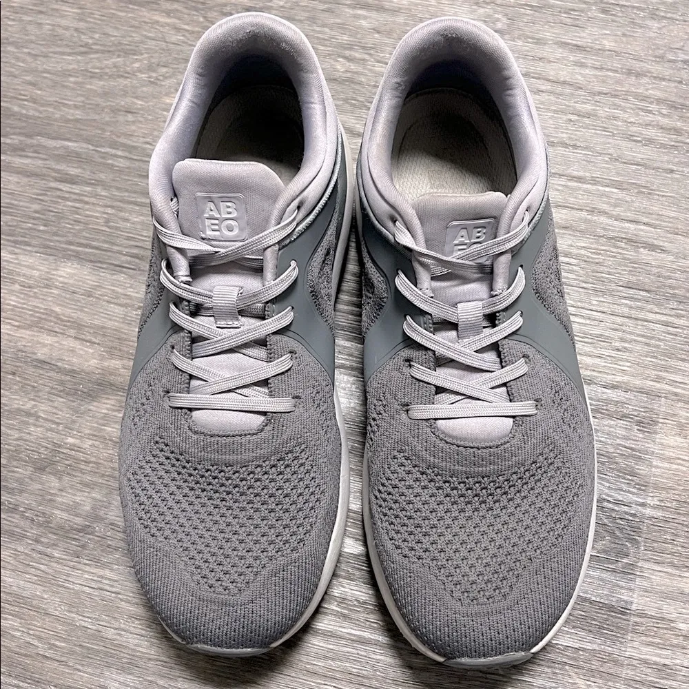Abeo Momentum Shift Grey Met women’s size 9, comfy knit sneakers, lightweight Gray - Image 2