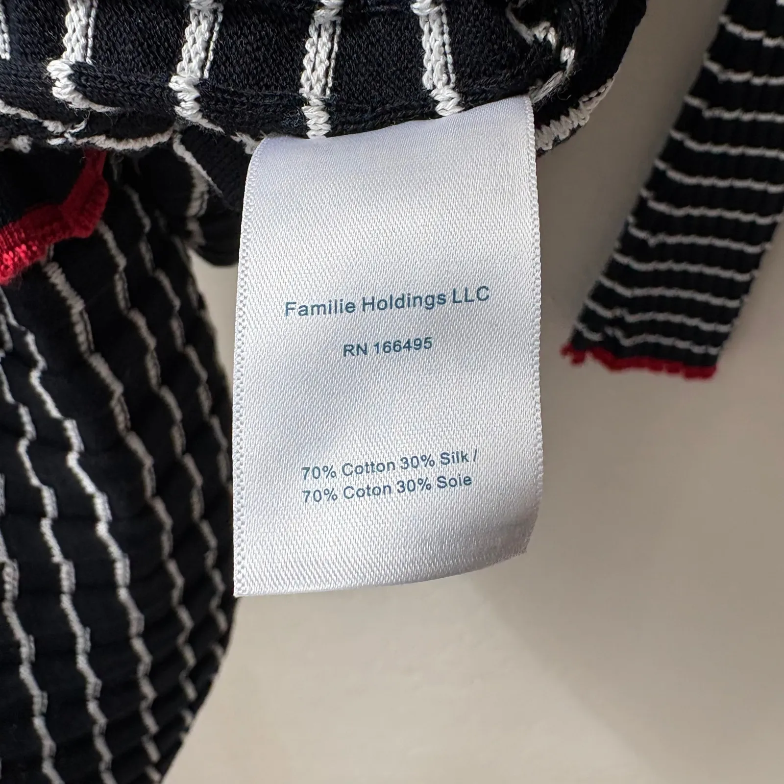 Guest in Residence Dress Black Striped Ribbed Knit Long Sleeve Minidress Size S - Image 9