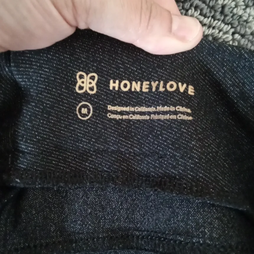 Honeylove Womens Pullover Pants High Waisted Office Work Ponte Size M Gray Size M - Image 2