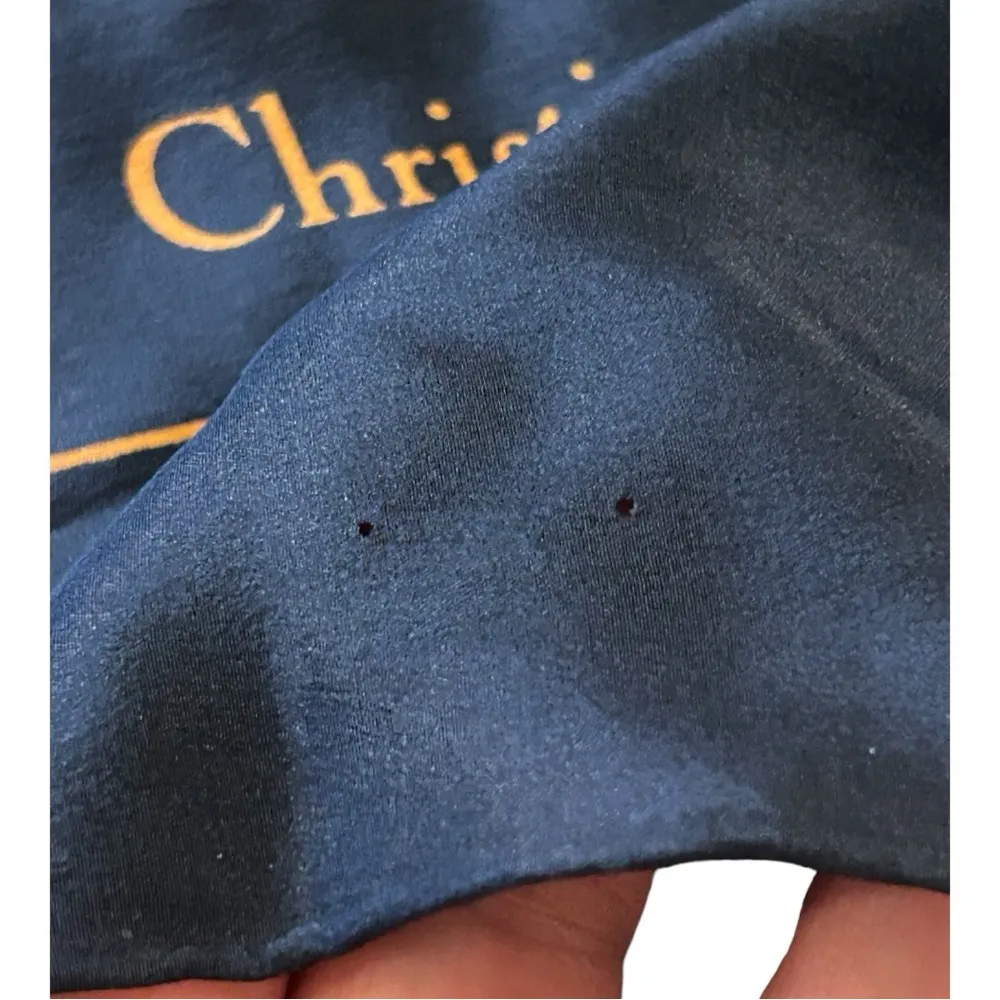 Christian Dior Blue scarf - Image 3