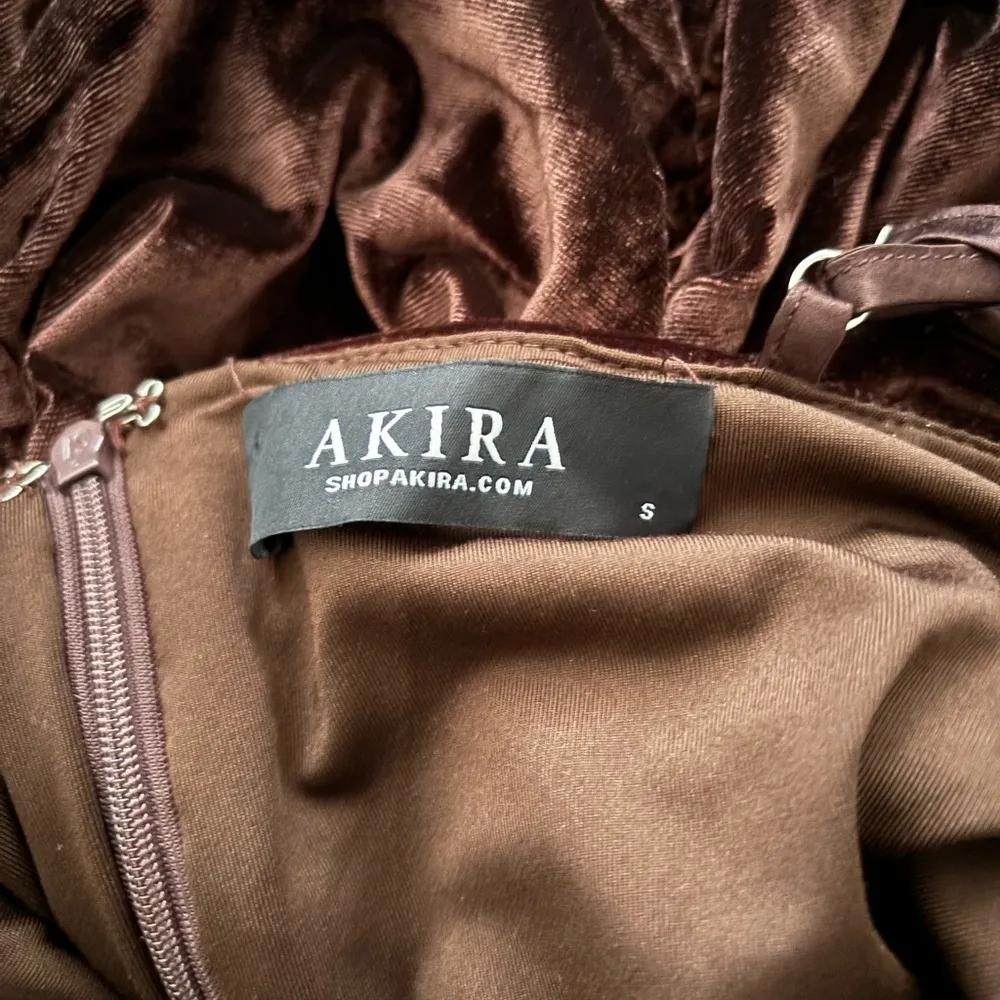 AKIRA Brown Dress Size Small - Image 4