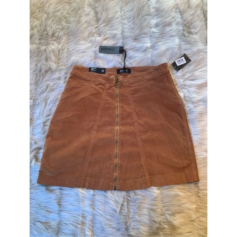 NWT Buffalo David Bitton Corduroy A- Line Skirt size 27 - Image 2