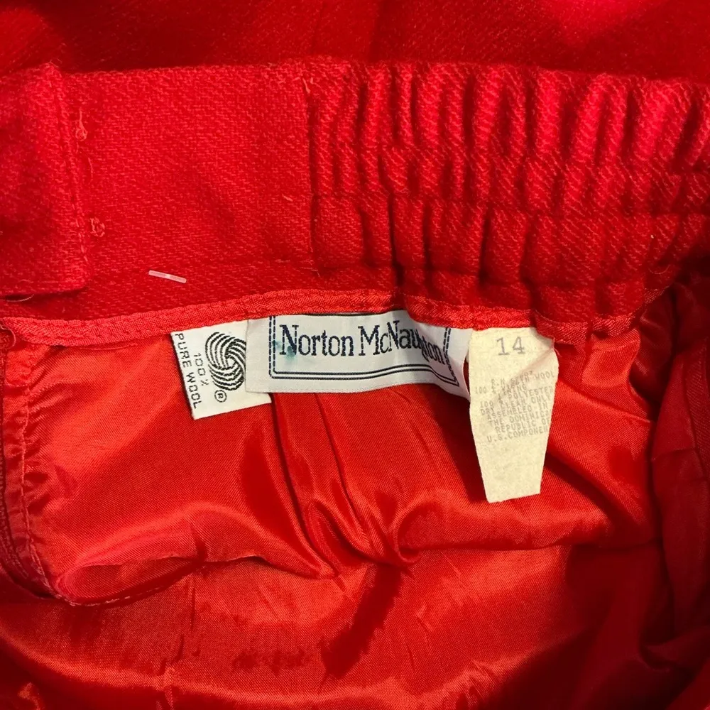 Norton McNaughton Red Pencil Skirt for Work - Image 5