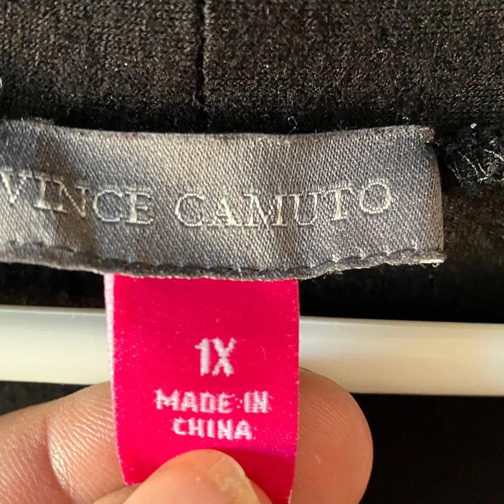 Vince Camuto Black open front cardigan 1X - Image 2