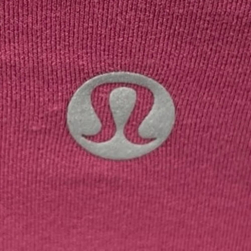 Lululemon Womens Pink Knit Sleeveless Stretch Cami Camisole Crop Tank Top Size 2 - Image 3
