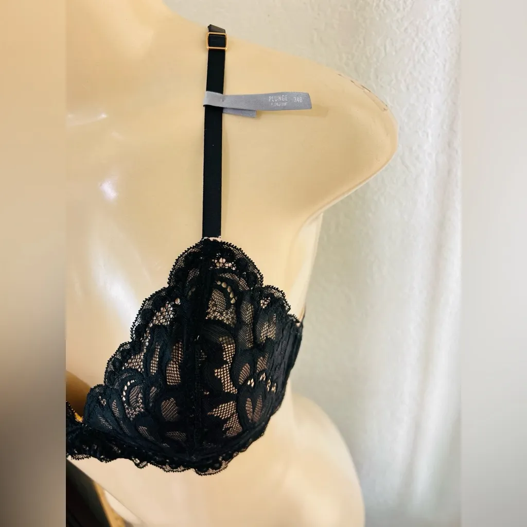 Aerie 34B black racer back cross back... - Image 3