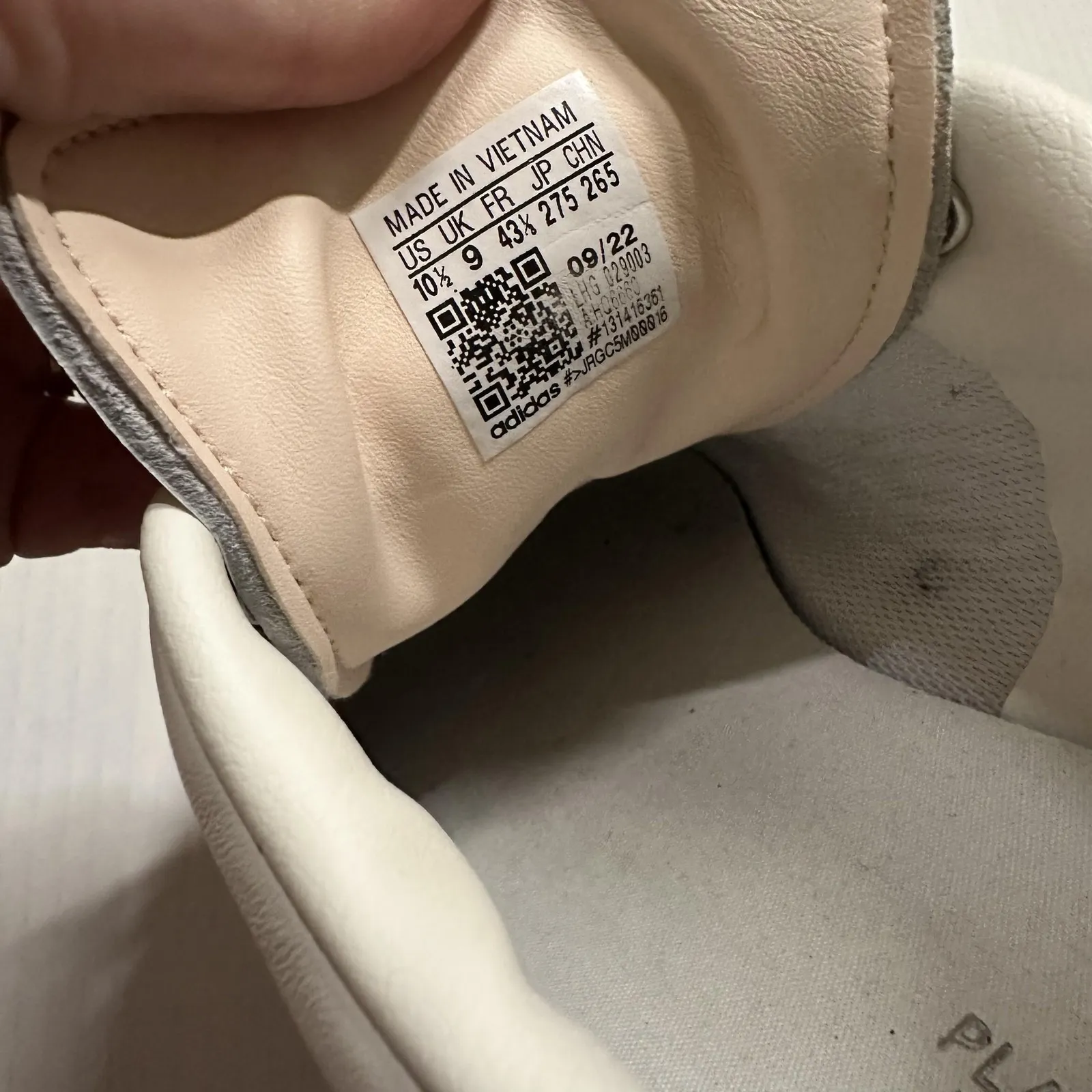 Adidas Stan Smith Shoes Womens Size 10.5 White Pink Leather Tennis Sneakers - Image 9