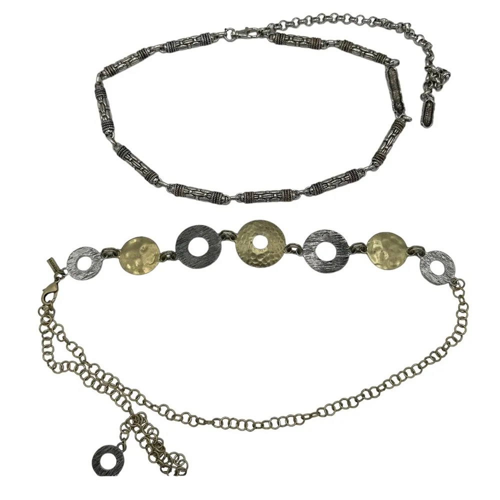 Vintage Y2K One Size Clear Beaded Belt With Pink & Green Accents - Image 8