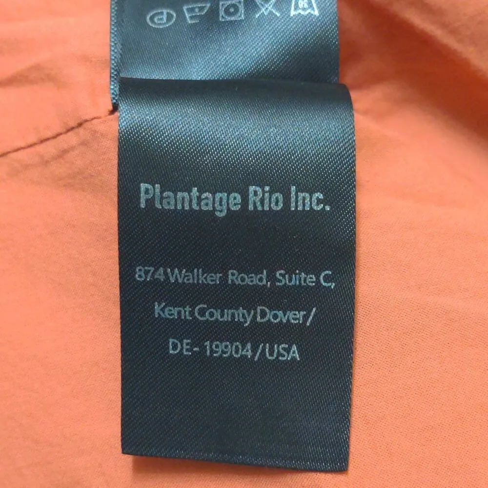 Farm Rio Womens Blazer Jacket Brown Rust Buttons Pockets 100% Linen Collar M New - Image 11