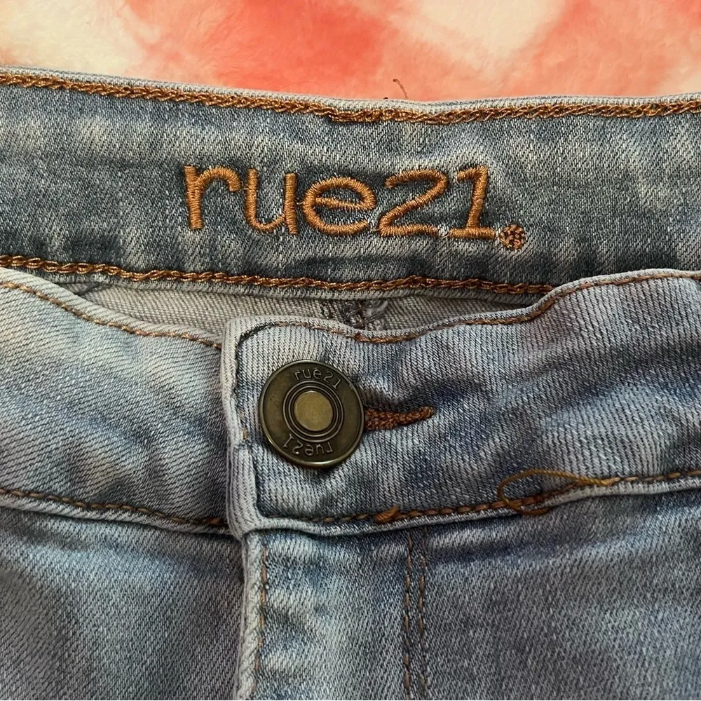 RUE21 High-rise Ankle Skinny Ripped Denim Jeggings - Image 6