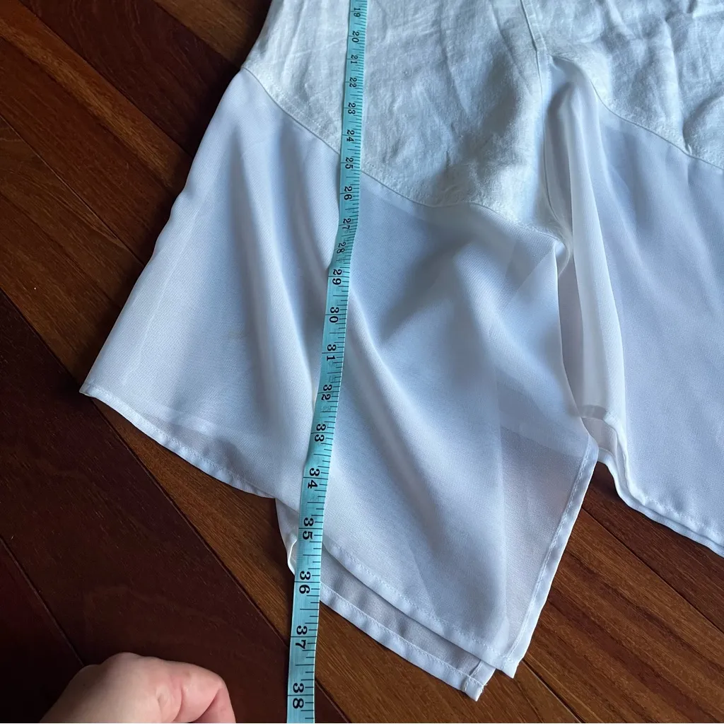 NWT CHICO’S KENDRA UNEVEN HEM LINEN SKIRT - Image 7