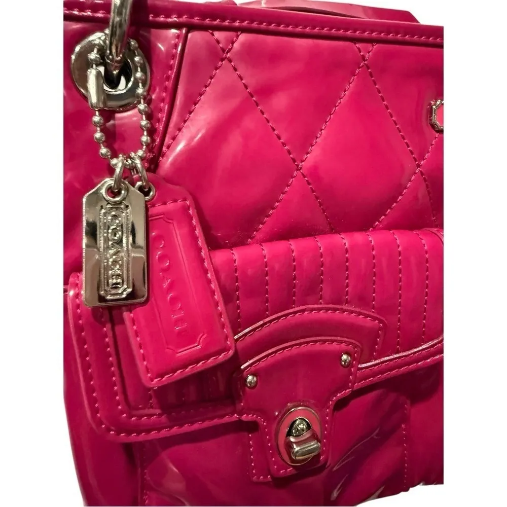 Coach Poppy Liquid Gloss Hippie Crossbody‎ Shoulder Bag Hang Tags - Hot Pink Y2K - Image 7