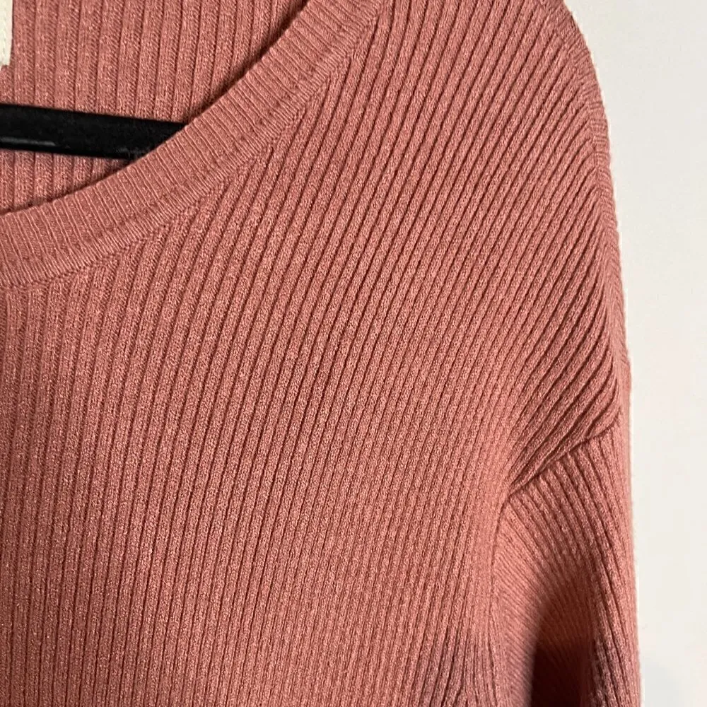 NWT Anthropologie Saturday Sunday Parvati ribbed sweater midi dress - Image 4