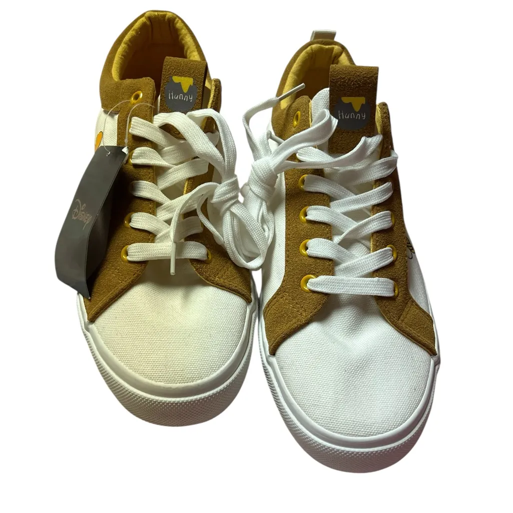 Disney White and Yellow Character Sneakers - Image 2