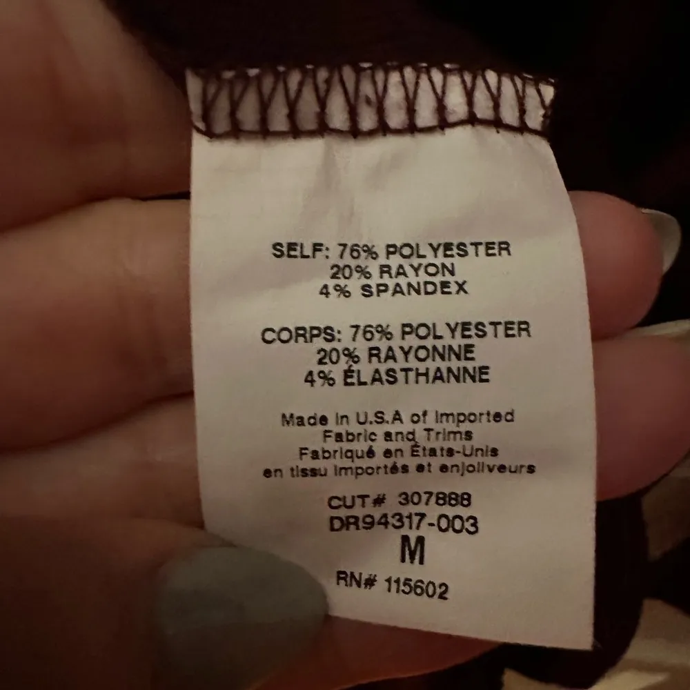 LUSH Women's Dress Long Sleeve Open Back Wine Stretch - Image 14