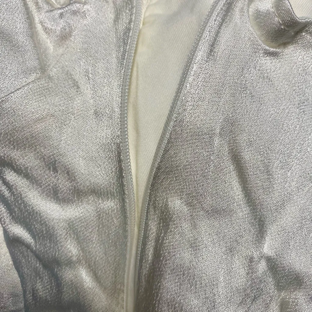 Zara Cream Satin Garment - Image 7