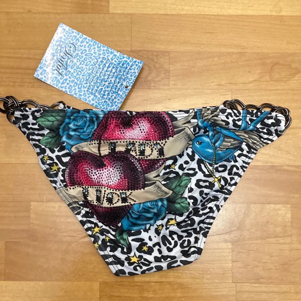 NWT Sinful By Affliction ‘Mint Pyramid’ Lady Luck Bikini Bottom | - Image 2