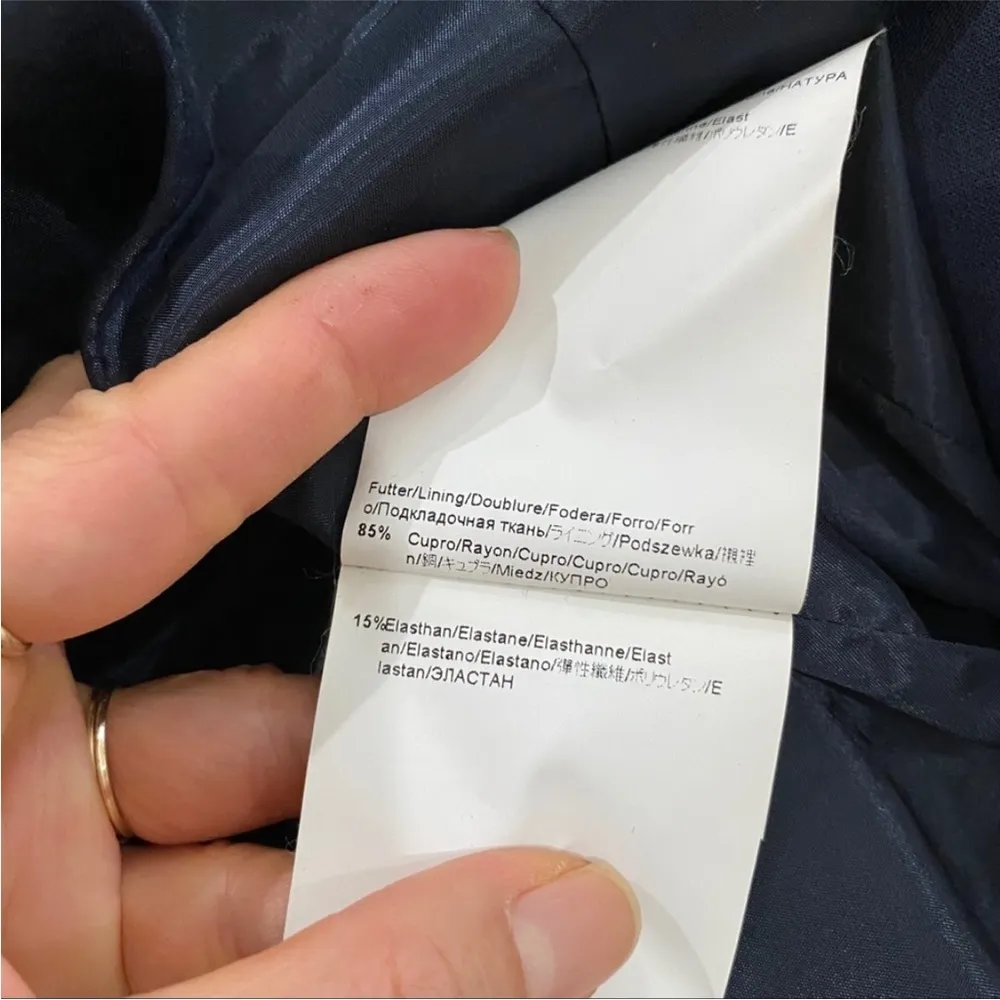 Hugo Boss BOSS- fundamental Wool navy suit blazer - Image 14